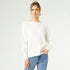 Relaxed Ciana Pullover Sweater - Off White